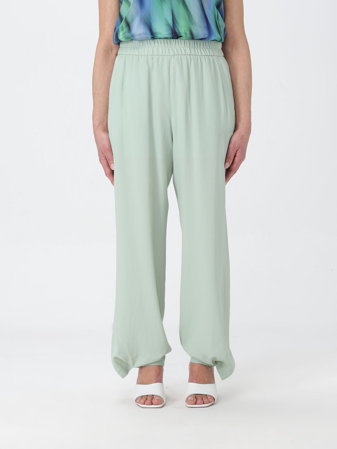 Emporio Armani Trousers EMPORIO ARMANI Woman colour Mint