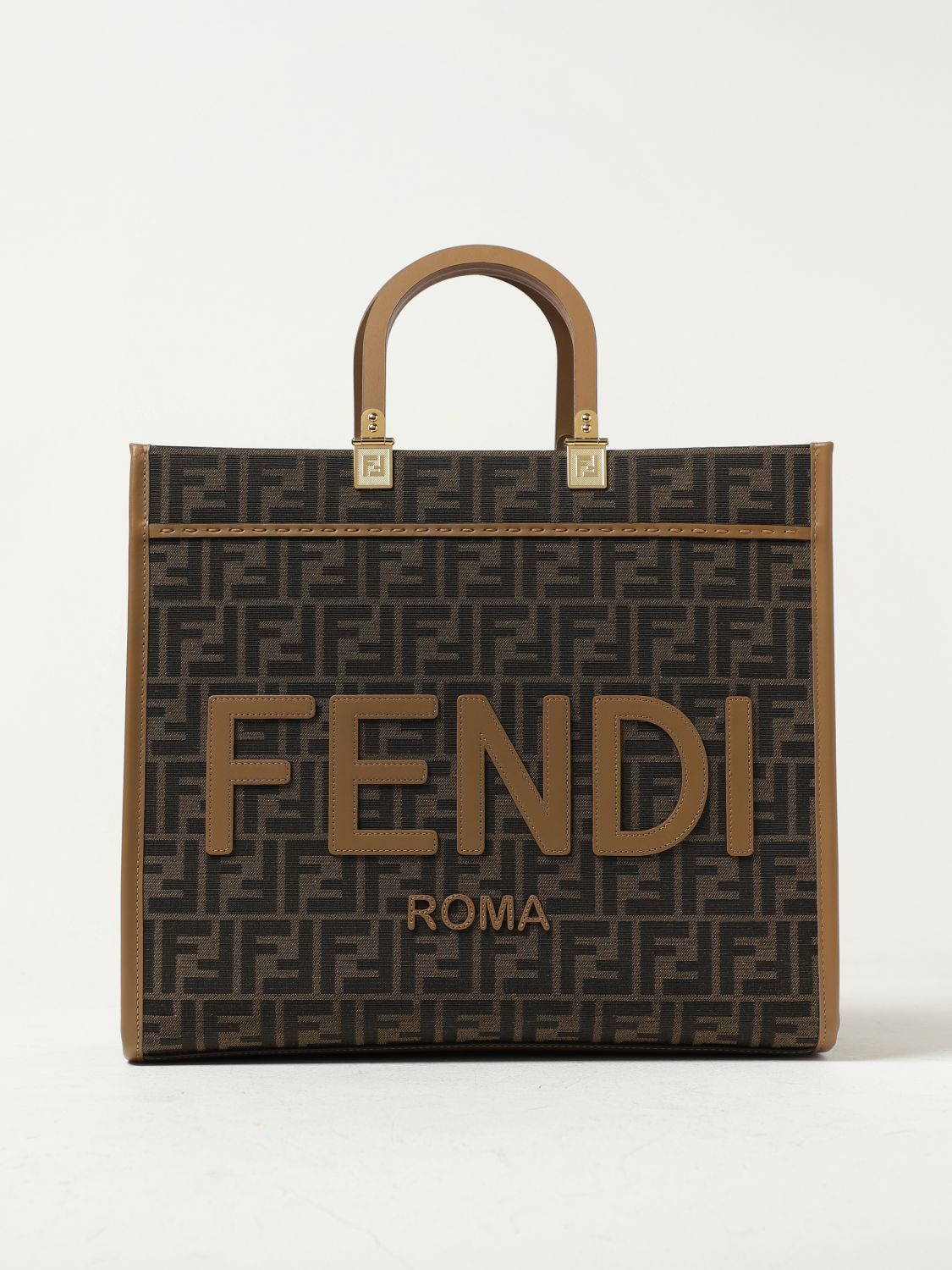 FENDI Tote Bags FENDI Woman colour Brown