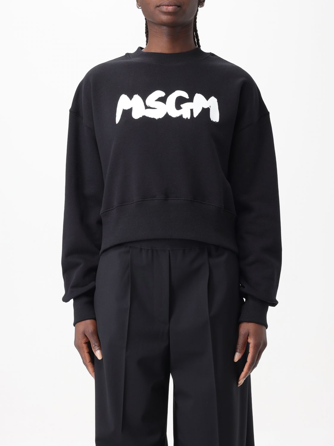 Msgm Sweatshirt MSGM Woman colour Black