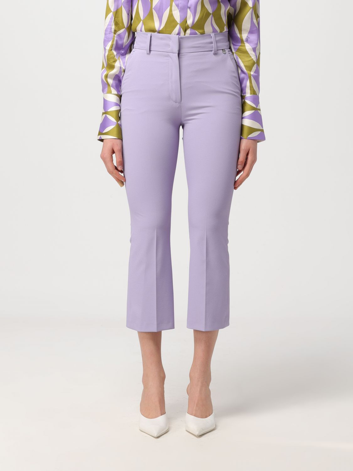 Liu Jo Trousers LIU JO Woman colour Violet