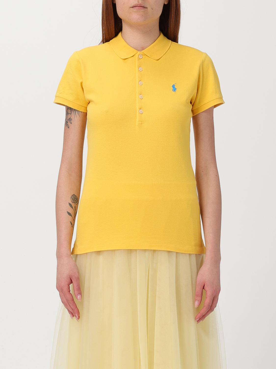 Polo Ralph Lauren Polo Shirt POLO RALPH LAUREN Woman colour Yellow