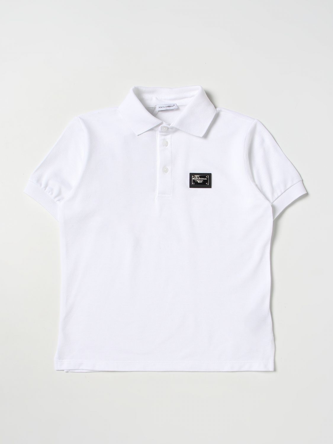 Dolce & Gabbana Polo Shirt DOLCE & GABBANA Kids colour White