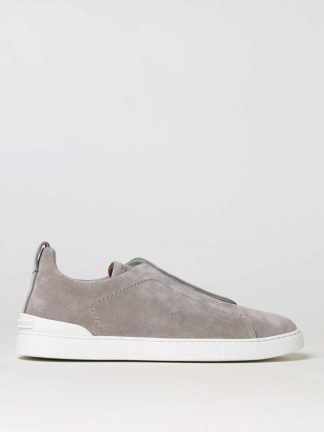 zegna Zegna Triple Stitch™ suede low top sneakers