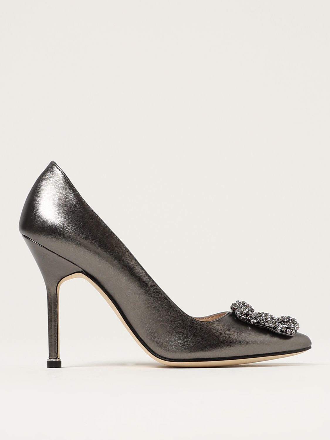 Manolo Blahnik Court Shoes MANOLO BLAHNIK Woman colour Silver