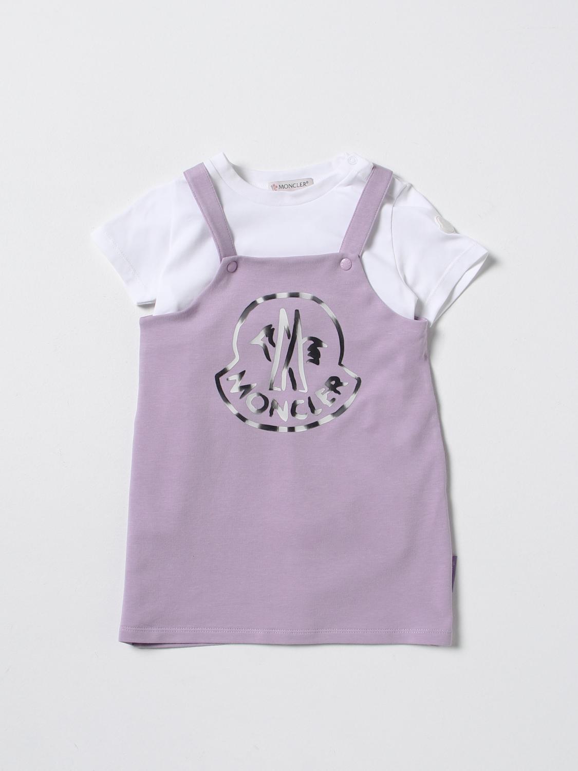 Moncler Romper MONCLER Kids colour Lilac