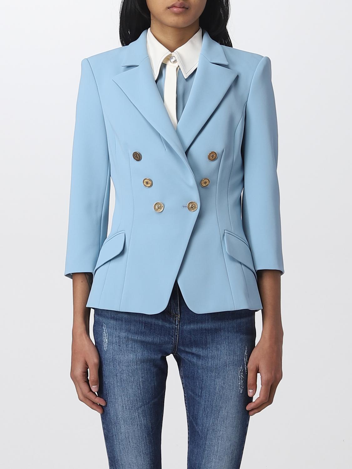 Elisabetta Franchi Blazer ELISABETTA FRANCHI Woman colour Dust