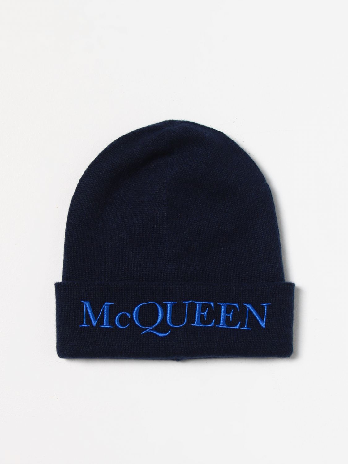 Alexander McQueen Hat ALEXANDER MCQUEEN Men colour Blue