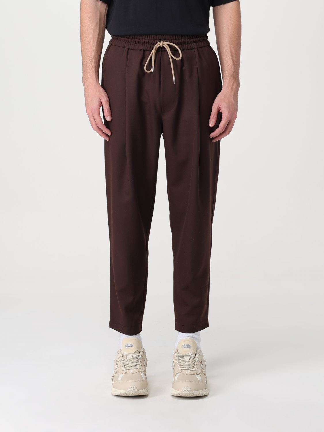 Drôle de Monsieur Trousers DROLE DE MONSIEUR Men colour Brown