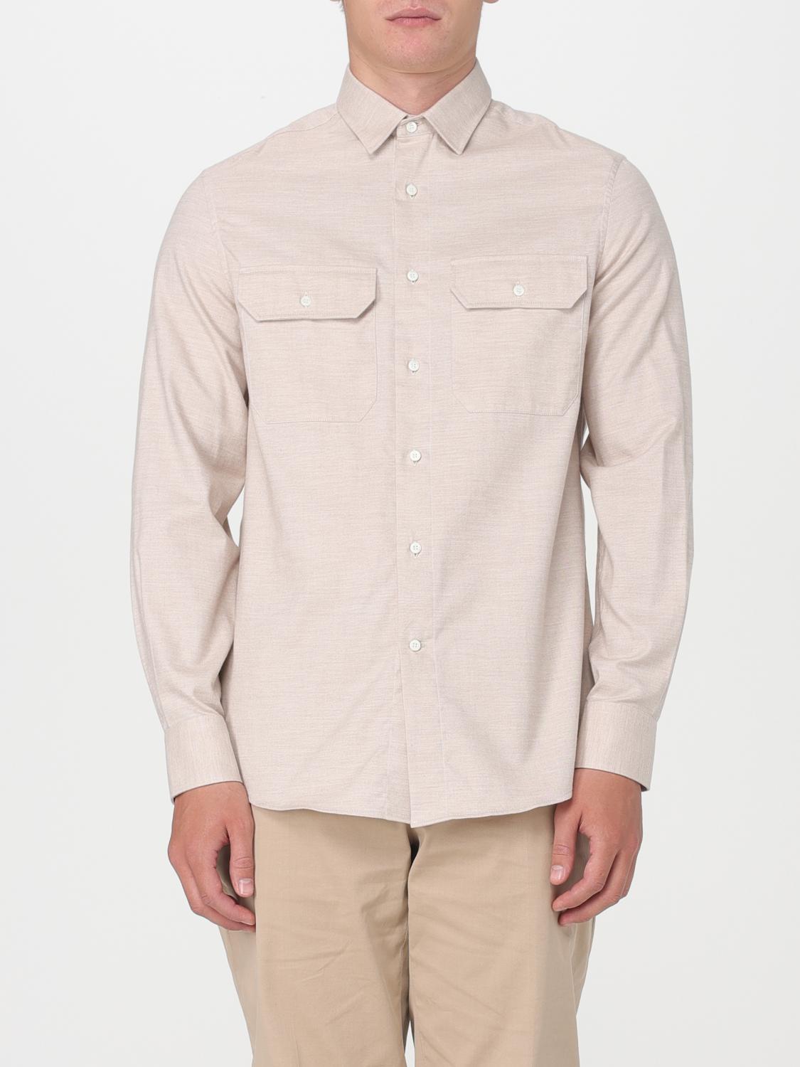 Brunello Cucinelli Shirt BRUNELLO CUCINELLI Men colour Beige