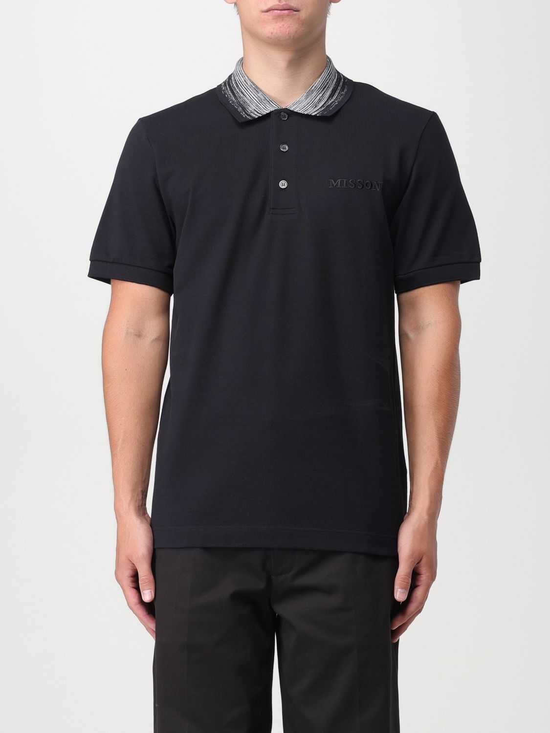 Missoni Polo Shirt MISSONI Men colour Black