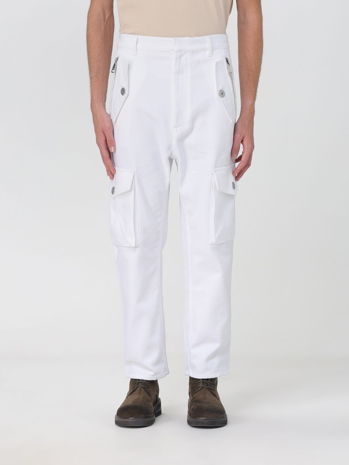 Balmain Trousers BALMAIN Men colour White