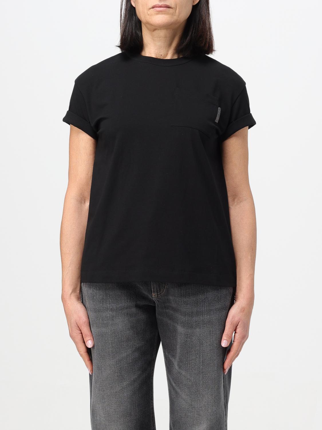 Brunello Cucinelli T-Shirt BRUNELLO CUCINELLI Woman colour Black