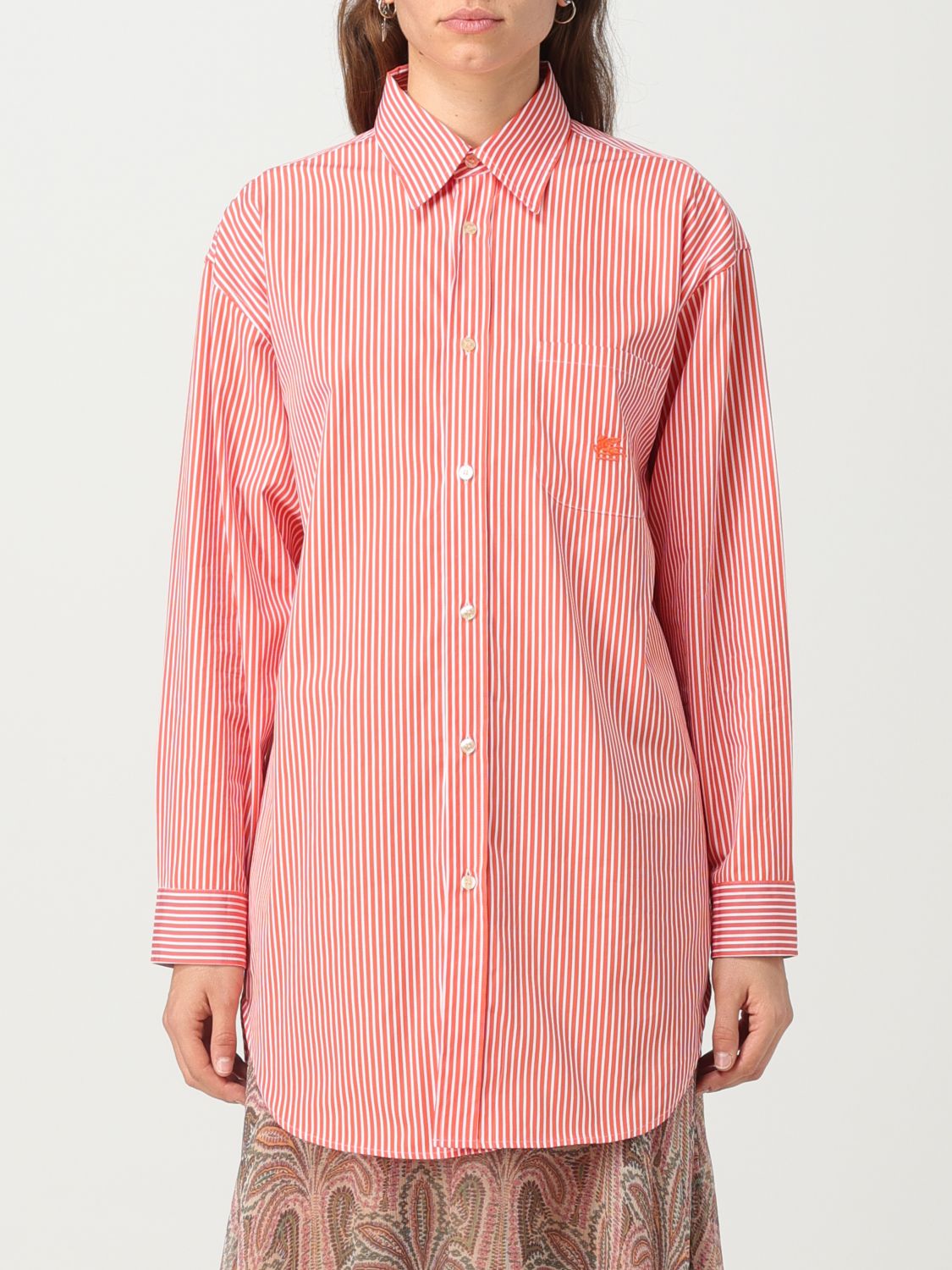 Etro Shirt ETRO Woman colour Orange