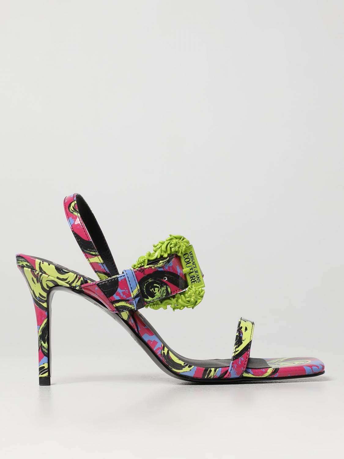 Versace Jeans Couture Heeled Sandals VERSACE JEANS COUTURE Woman colour Pink