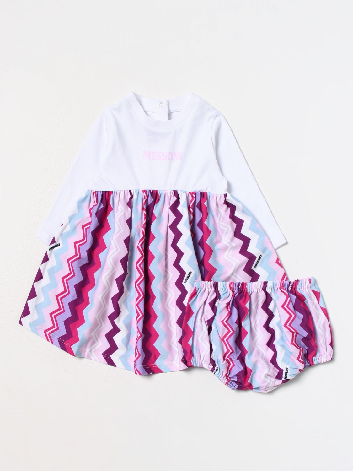 Missoni Romper MISSONI Kids colour Pink