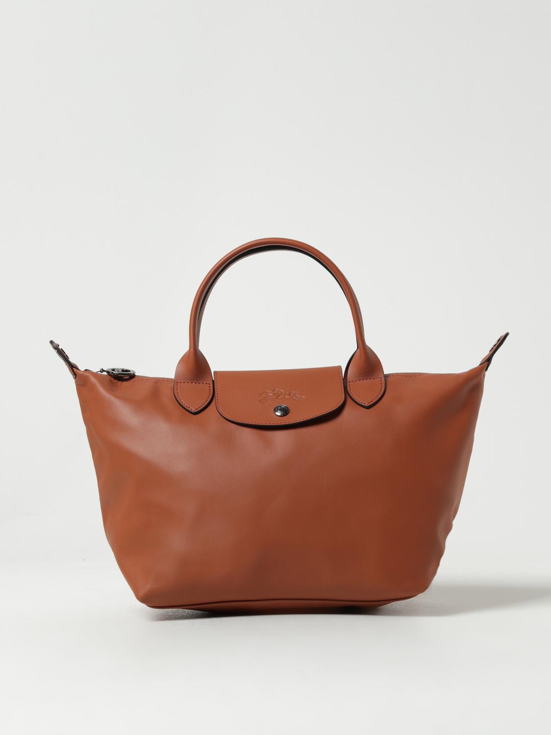  Longchamp Le Pliage Xtra S leather bag with shoulder strap