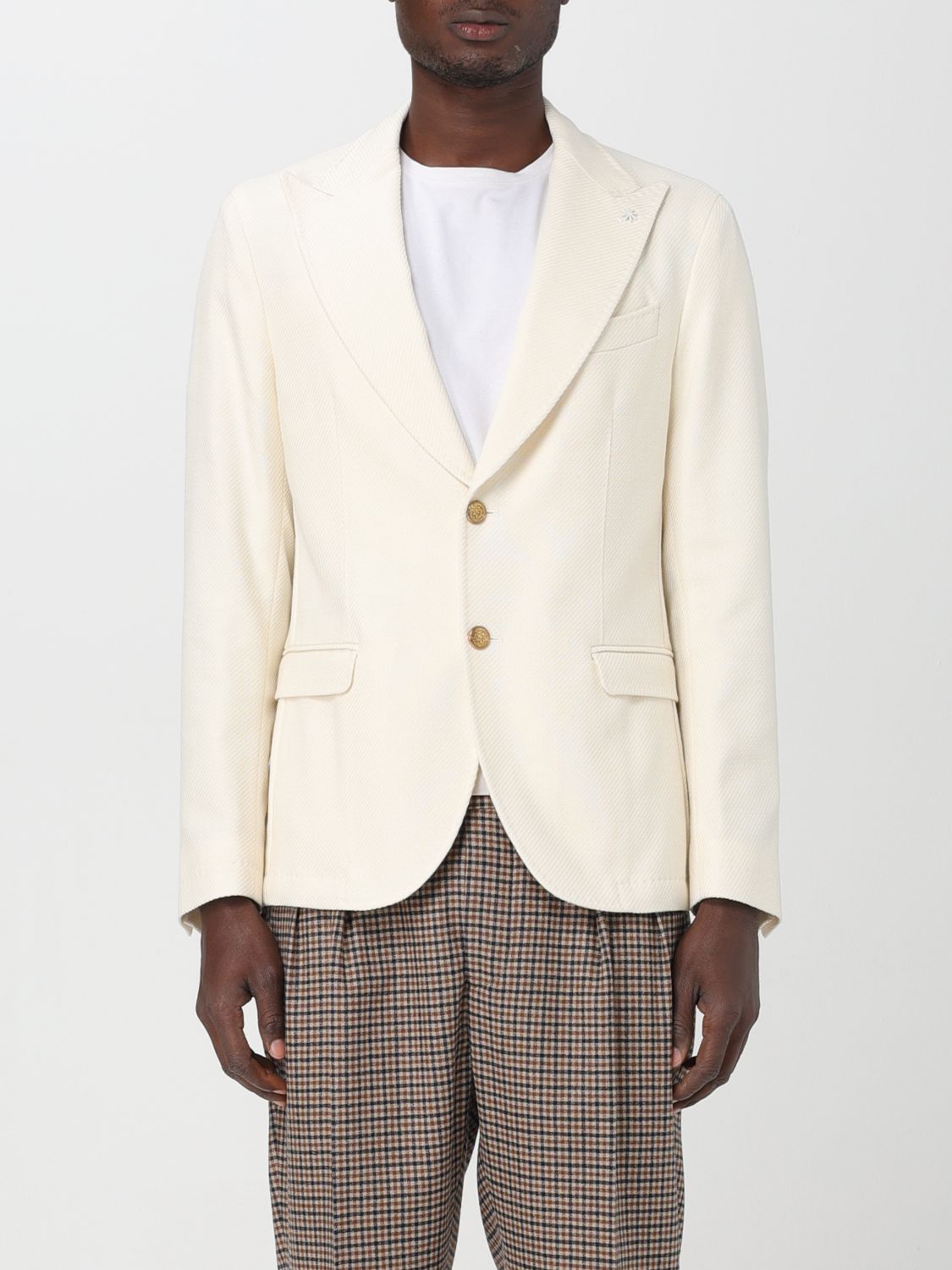 Manuel Ritz Blazer MANUEL RITZ Men colour Butter