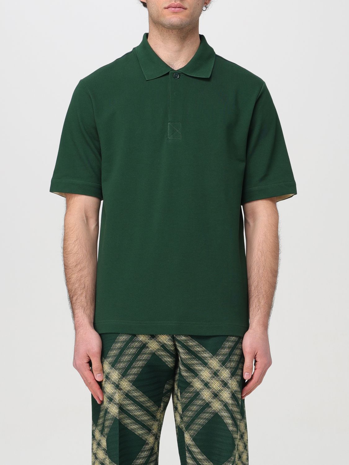 Burberry Polo Shirt BURBERRY Men colour Green