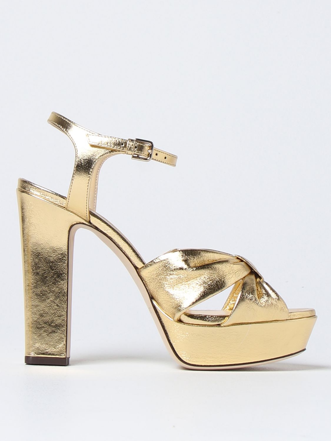 Jimmy Choo Heeled Sandals JIMMY CHOO Woman colour Gold