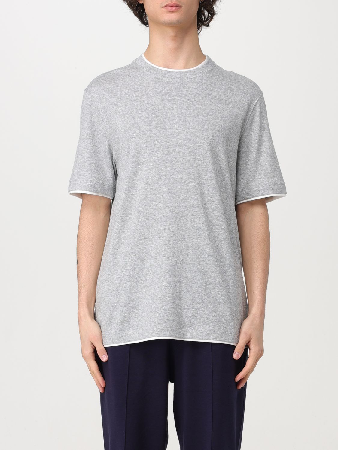 Brunello Cucinelli T-Shirt BRUNELLO CUCINELLI Men colour Grey