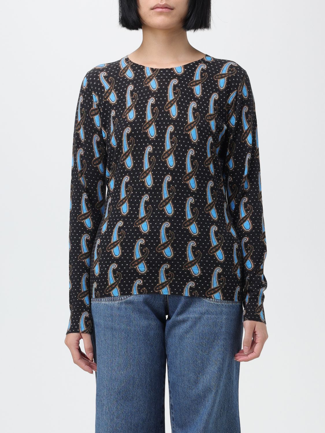 Etro Jumper ETRO Woman colour Blue