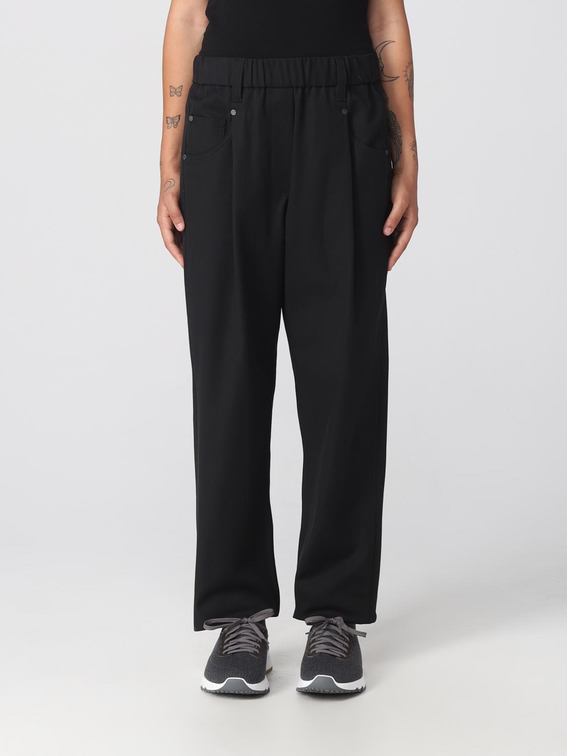 Brunello Cucinelli Trousers BRUNELLO CUCINELLI Woman colour Black