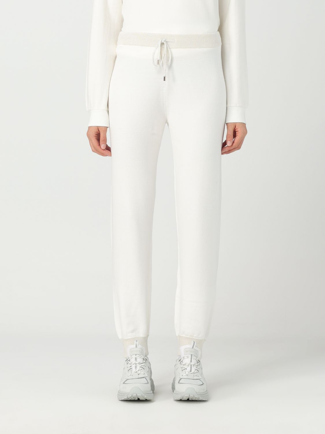 Liu Jo Trousers LIU JO Woman colour Ivory