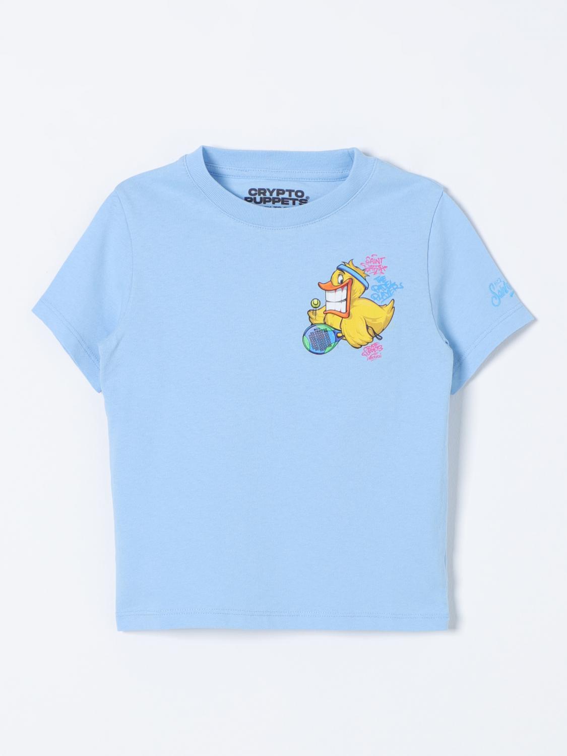 Mc2 Saint Barth T-Shirt MC2 SAINT BARTH Kids color Sky Blue