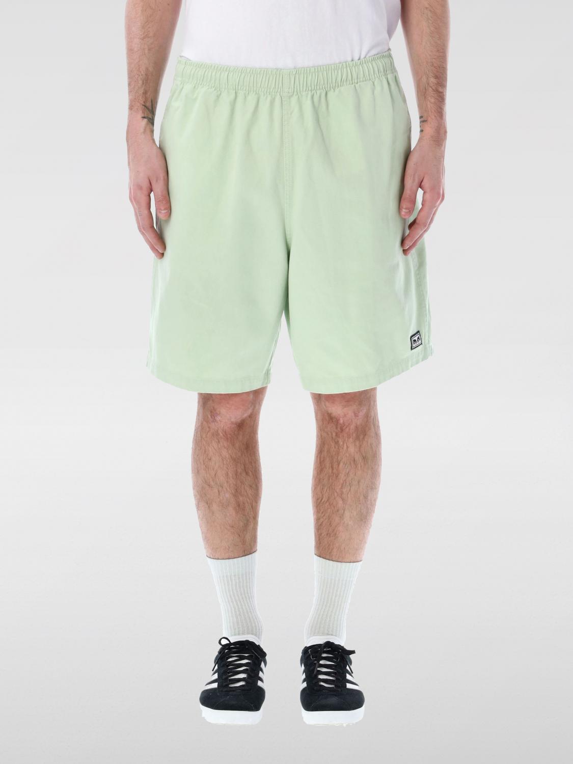 Obey Short OBEY Men color Green