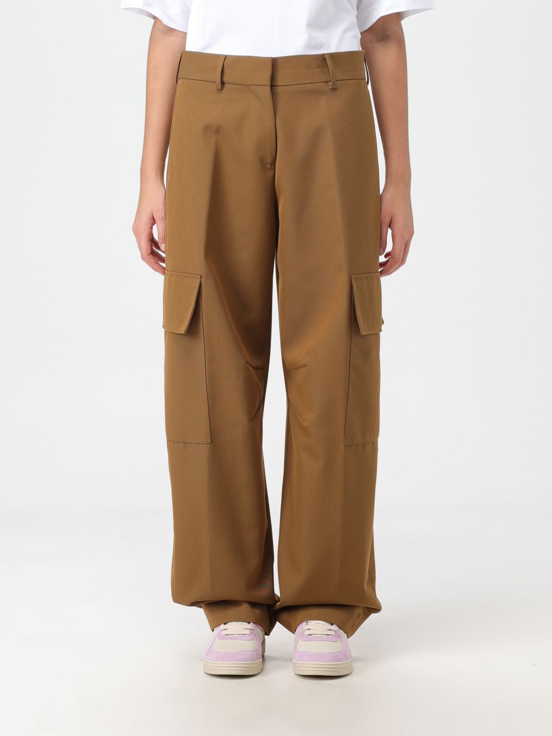 PALM ANGELS Trousers PALM ANGELS Woman colour Brown