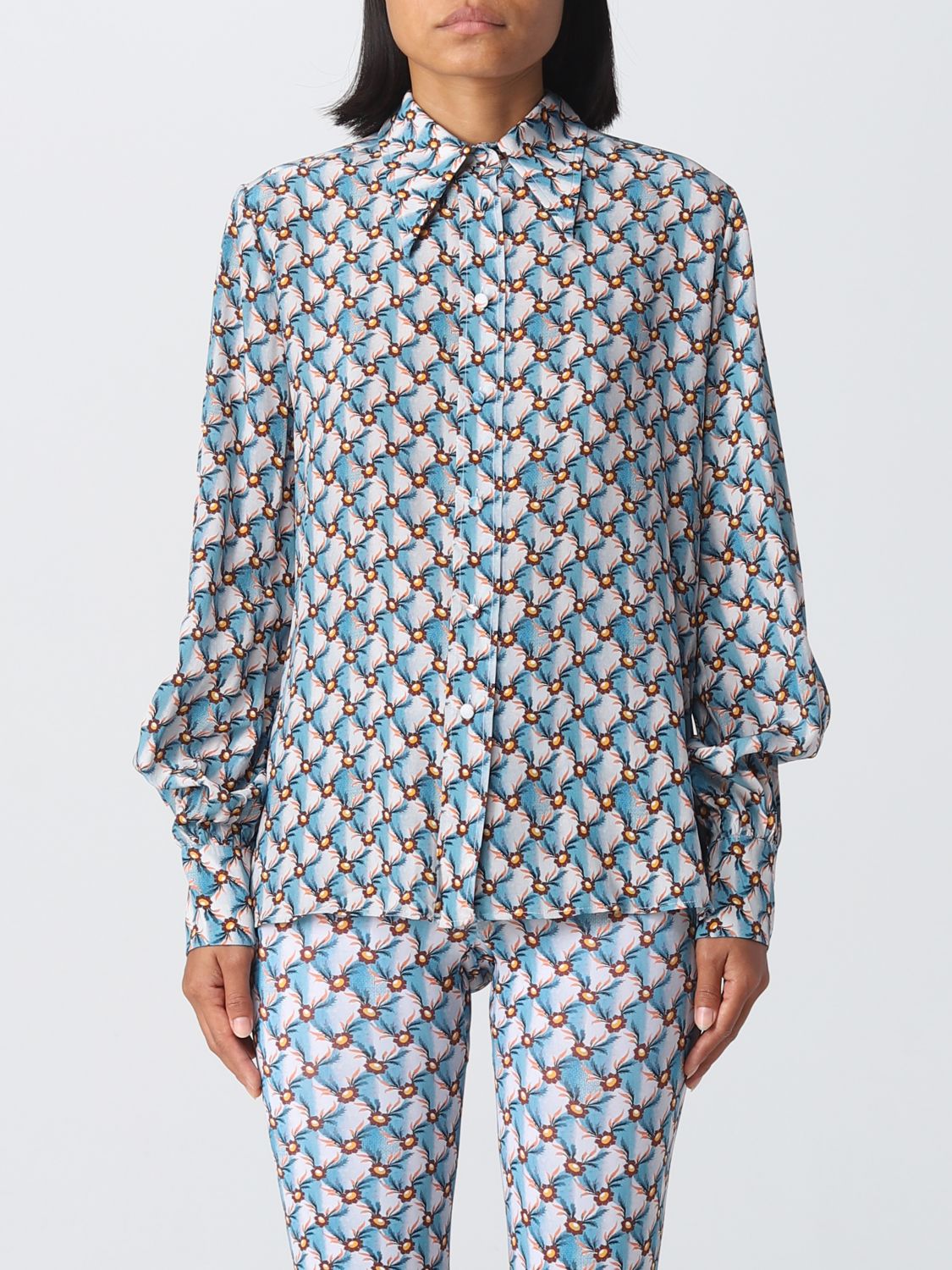 Etro Shirt ETRO Woman colour Blue