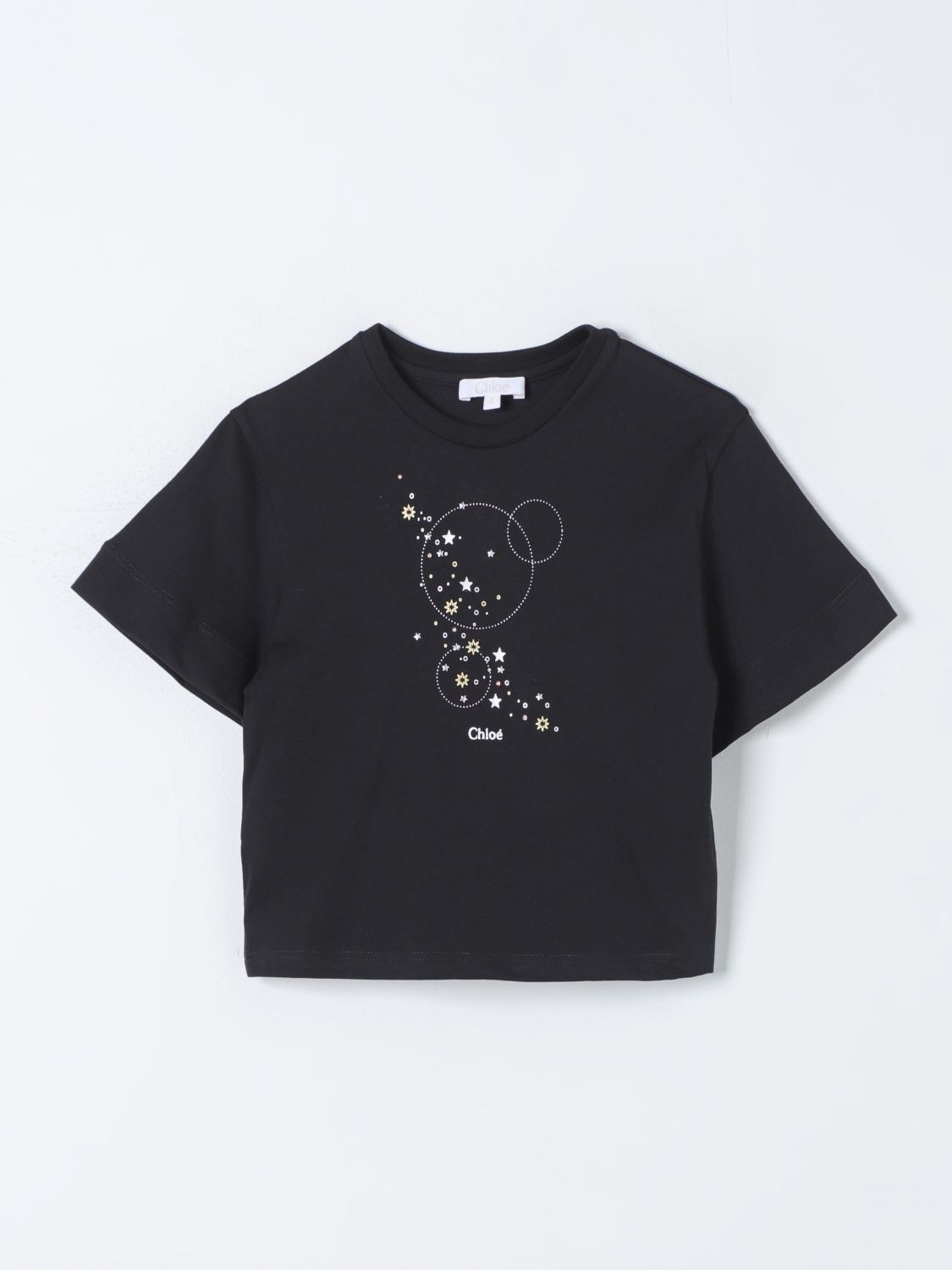 Chloé T-Shirt CHLOÉ Kids colour Black