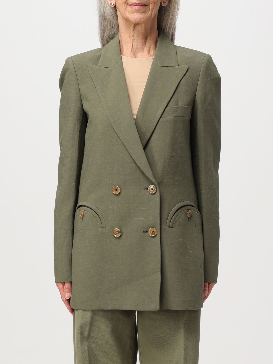 BLAZE MILANO Jacket BLAZÉ MILANO Woman colour Olive