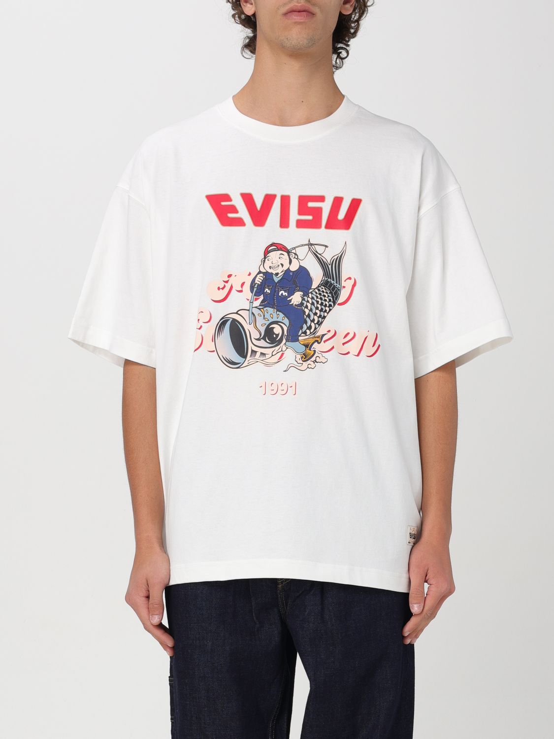 Evisu T-Shirt EVISU Men color Beige