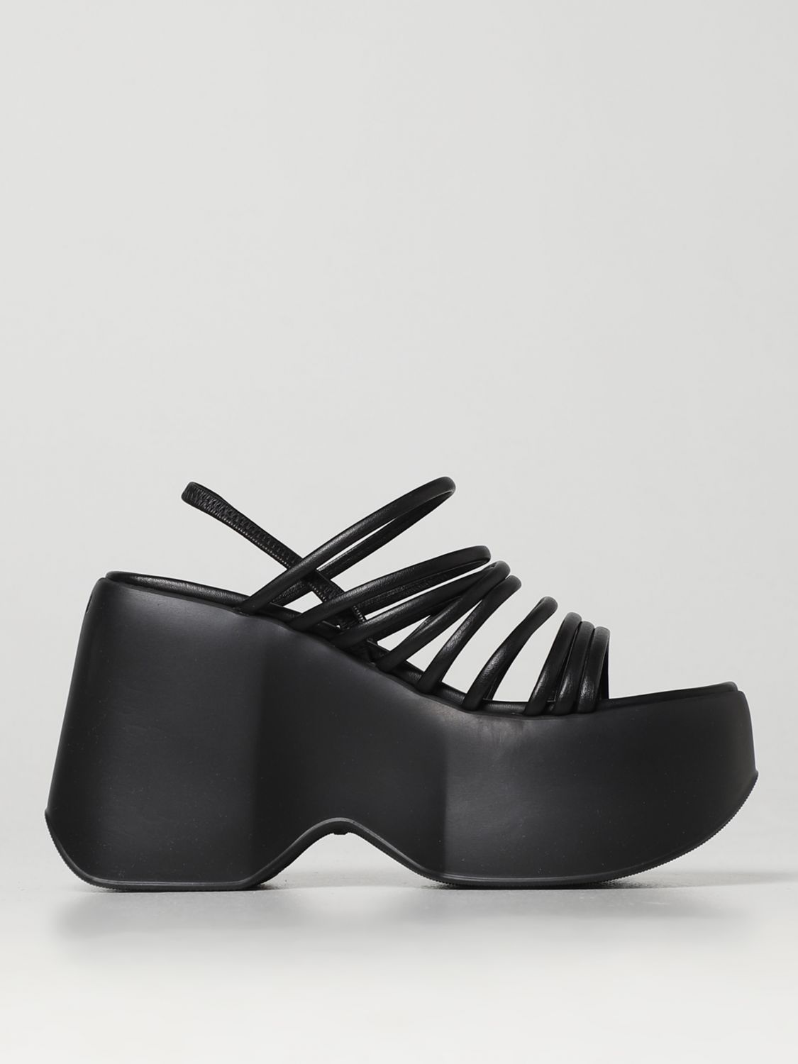 Vic Matié Wedge Shoes VIC MATIÉ Woman colour Black