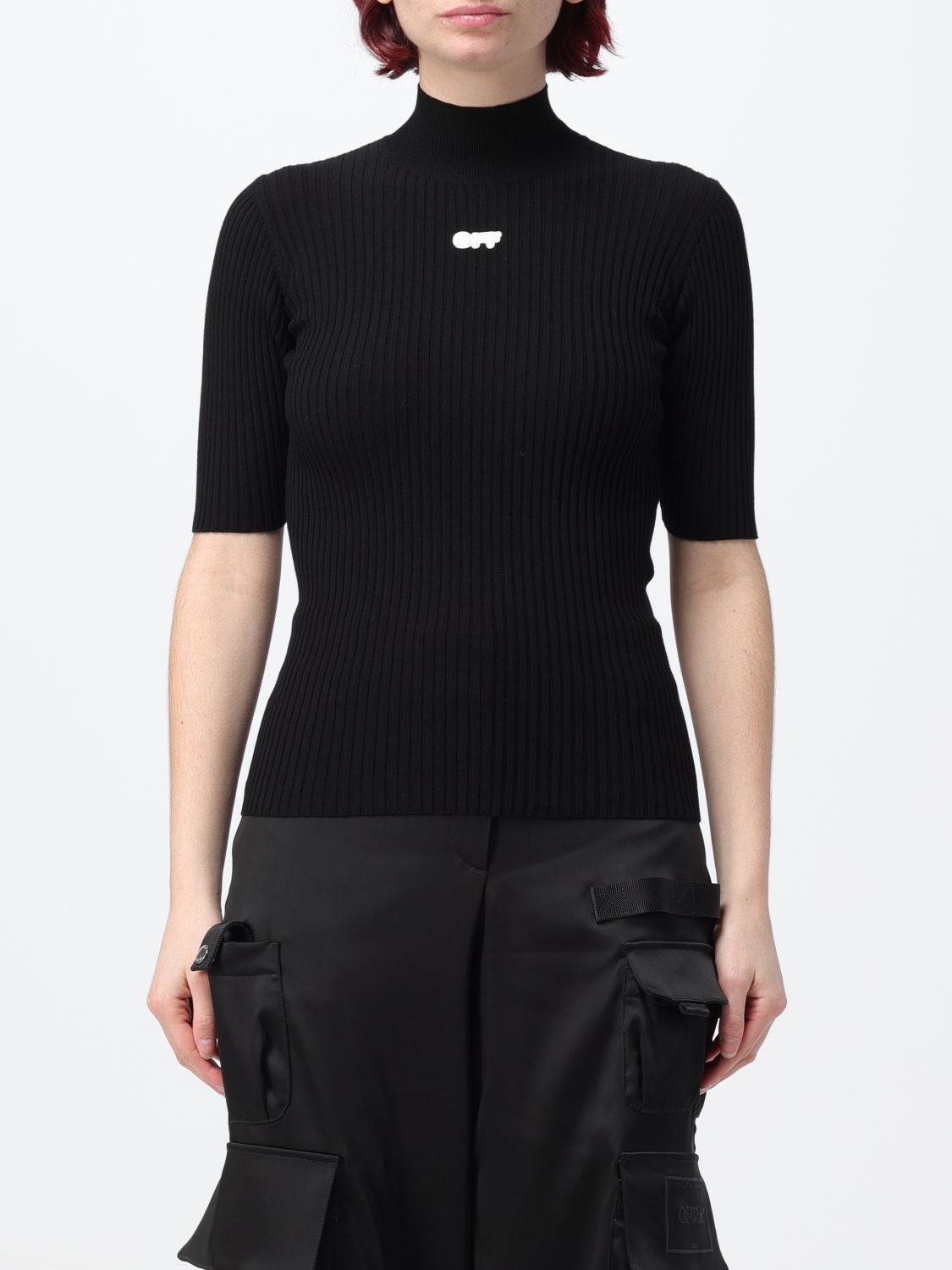 OFF-WHITE Jumper OFF-WHITE Woman colour Black