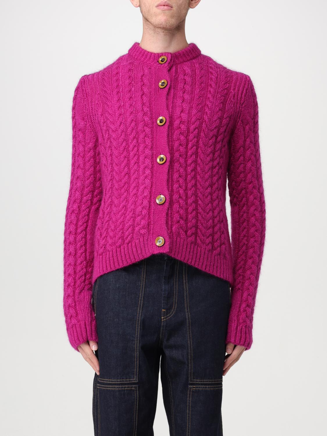 Wales Bonner Cardigan WALES BONNER Men colour Fuchsia