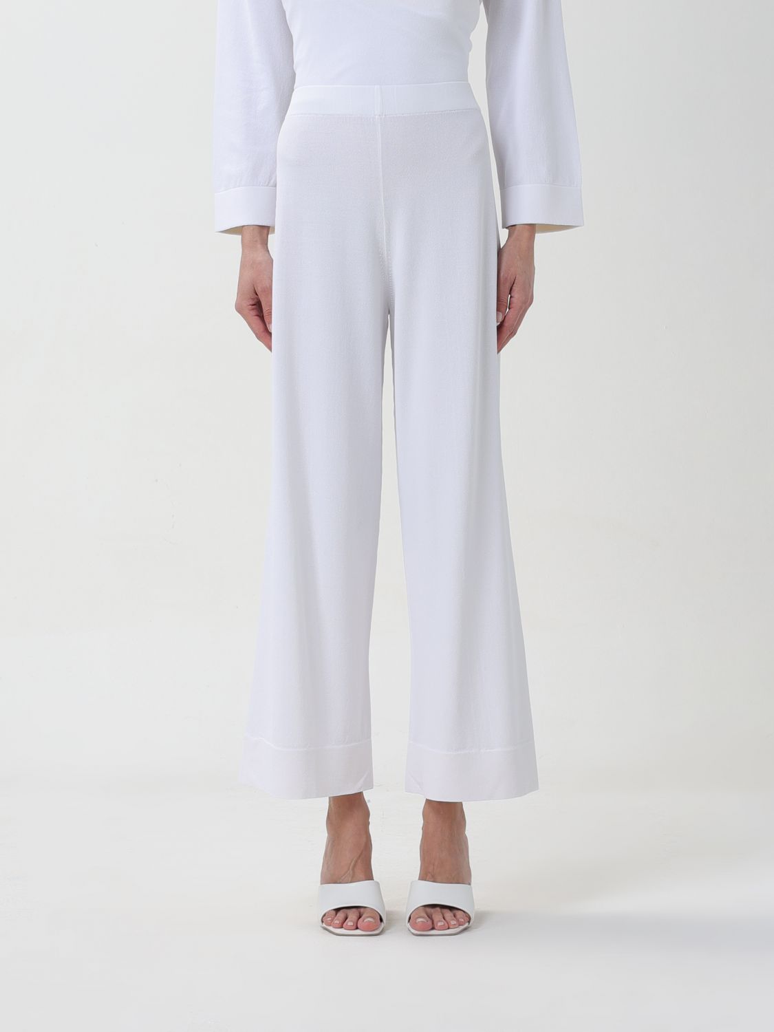 Liviana Conti Trousers LIVIANA CONTI Woman colour White
