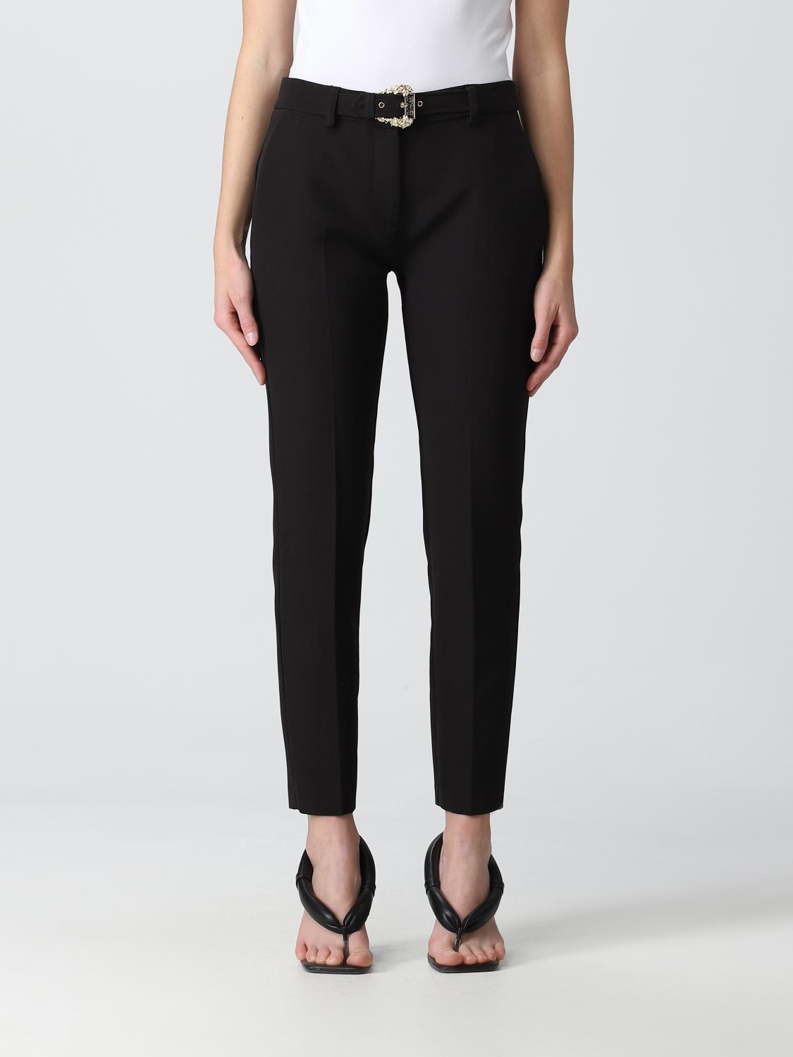 Versace Jeans Couture Trousers VERSACE JEANS COUTURE Woman colour Black