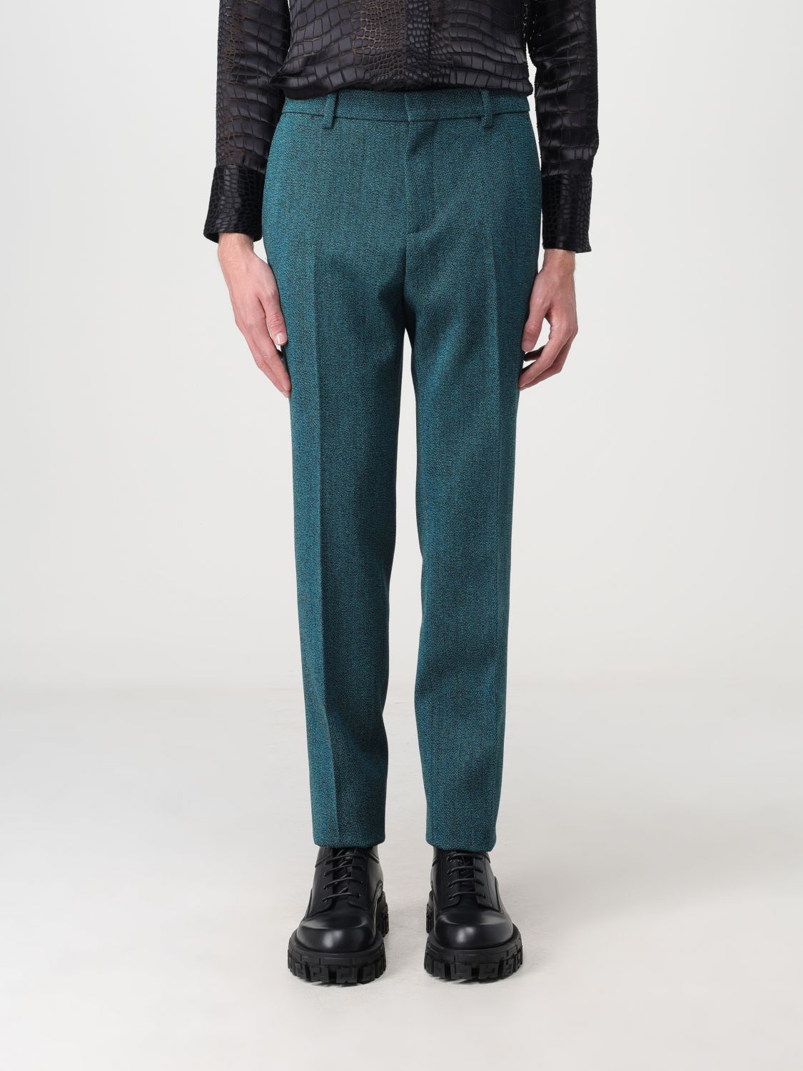 Versace Trousers VERSACE Men colour Pavone