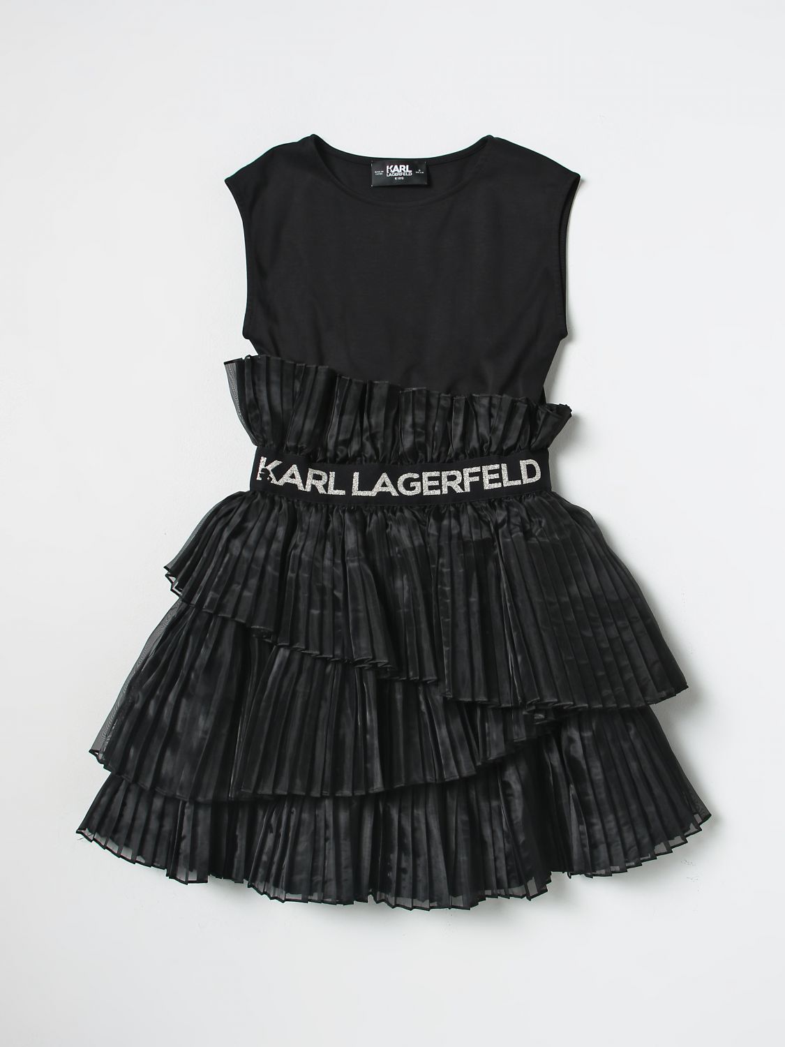 Karl Lagerfeld Kids Dress KARL LAGERFELD KIDS Kids colour Black