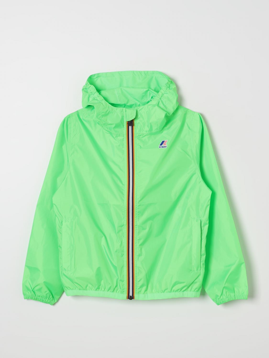 K-Way Jacket K-WAY Kids color Grass Green