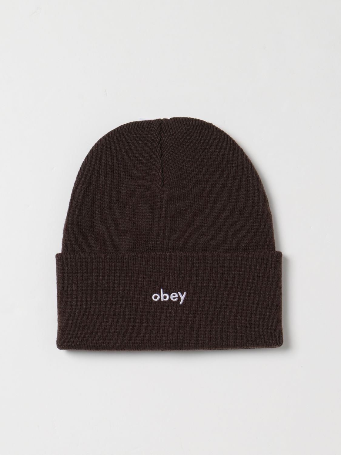 Obey Hat OBEY Men colour Brown