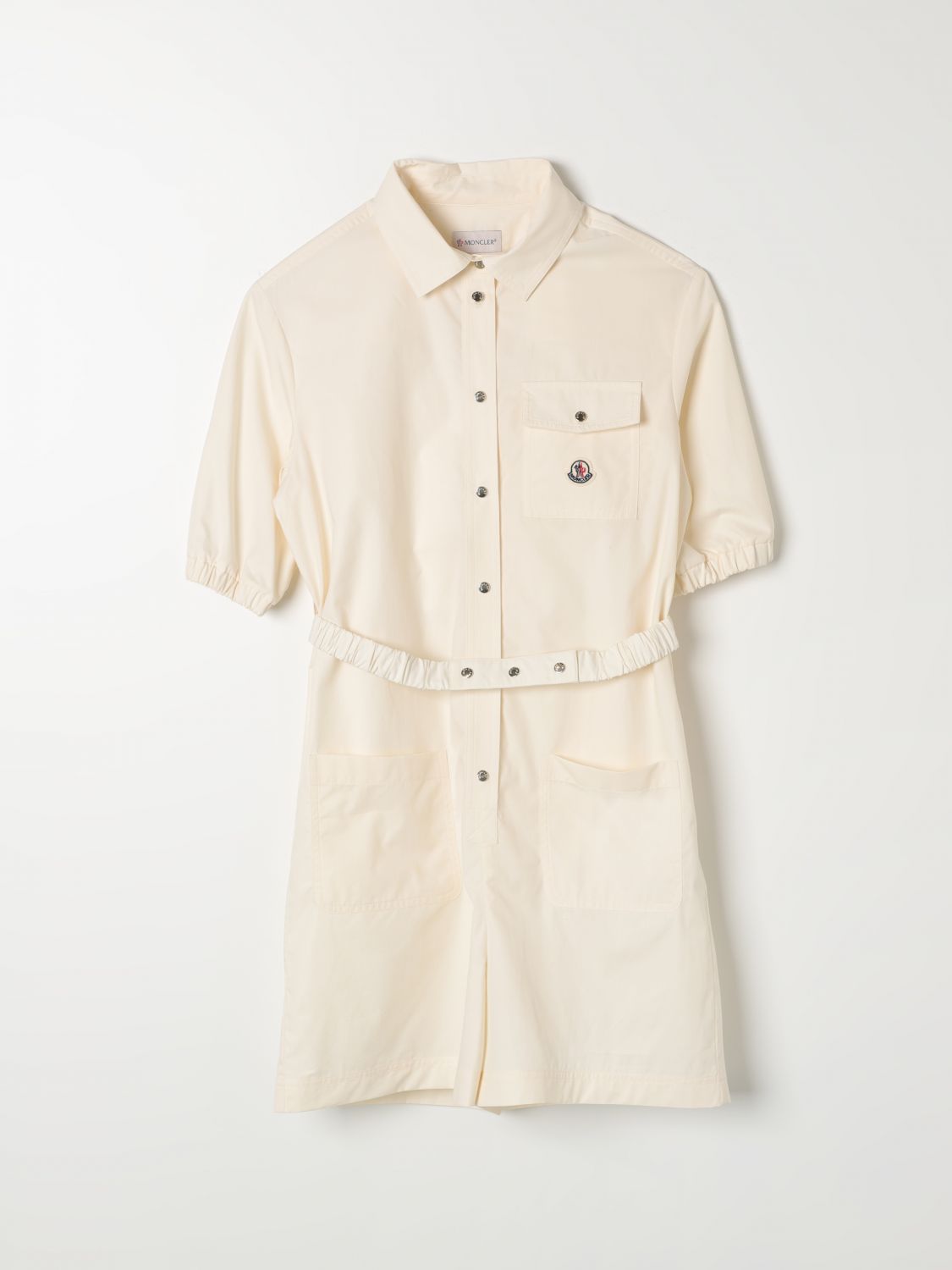 Moncler Dress MONCLER Kids colour Cream