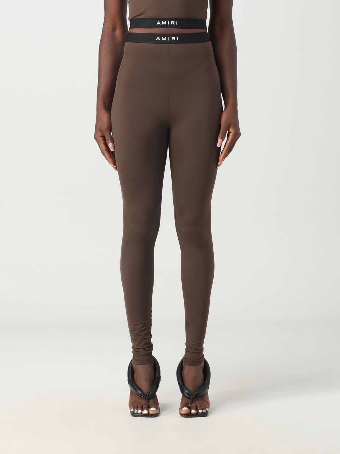 Amiri Trousers AMIRI Woman colour Brown