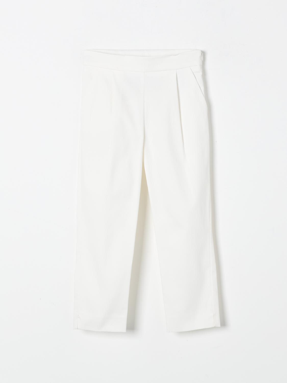 Simonetta Pants SIMONETTA Kids color Ivory