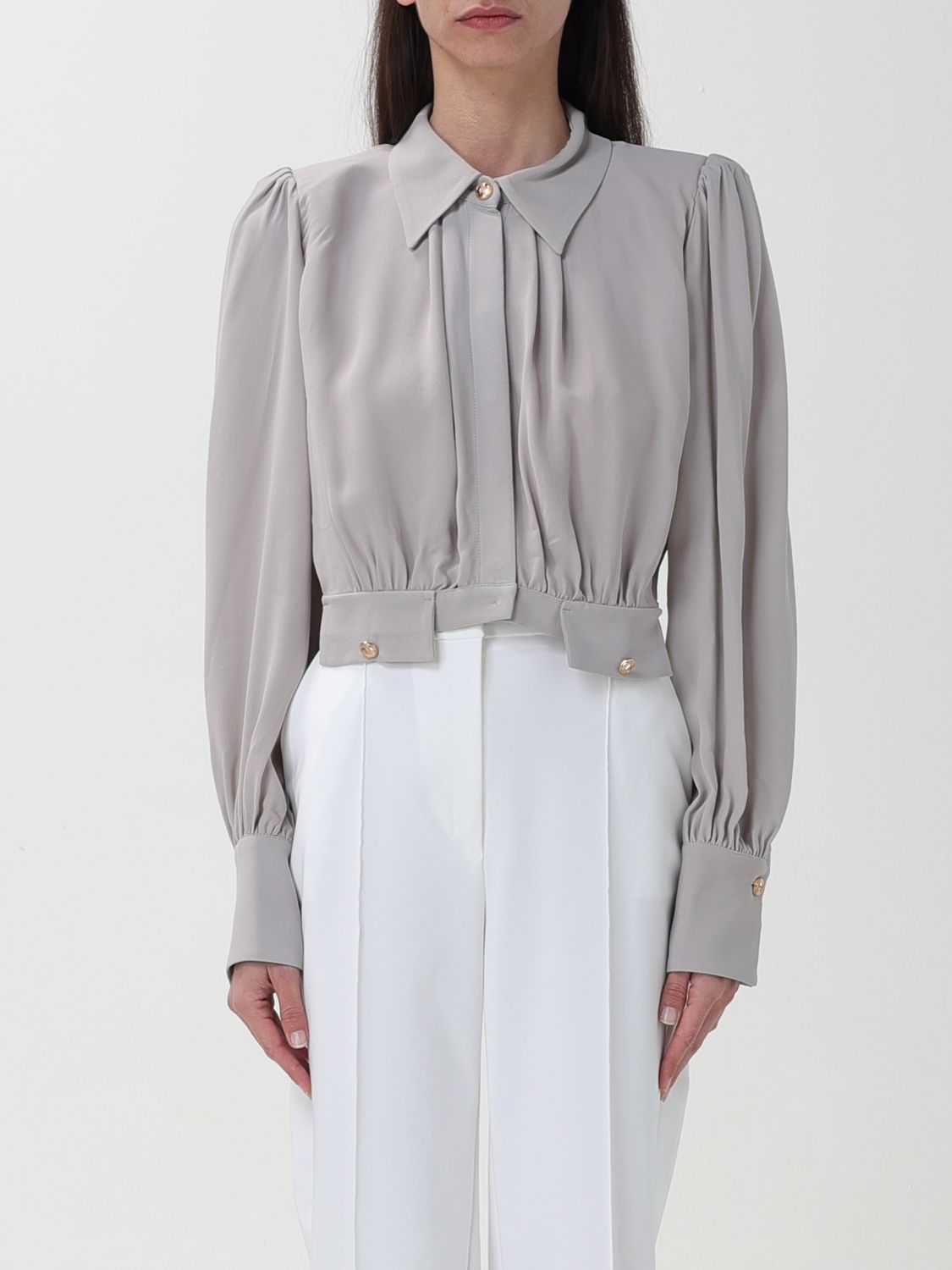 Elisabetta Franchi Shirt ELISABETTA FRANCHI Woman colour Pearl