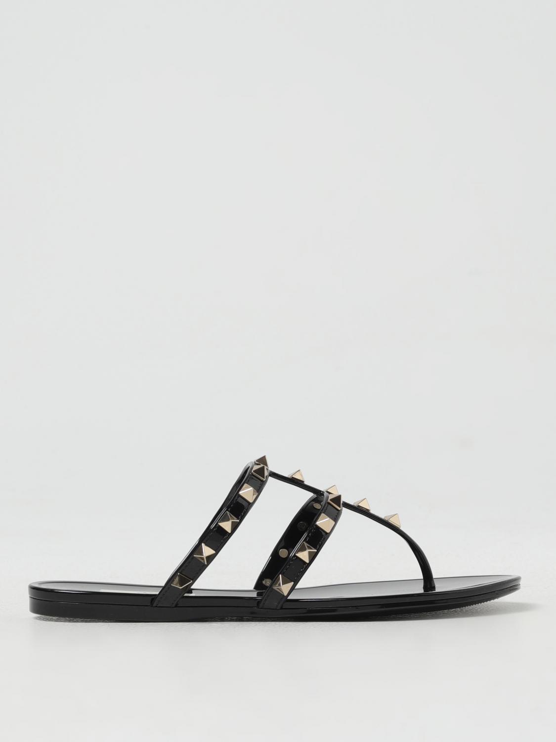 VALENTINO GARAVANI Flat Sandals VALENTINO GARAVANI Woman color Black