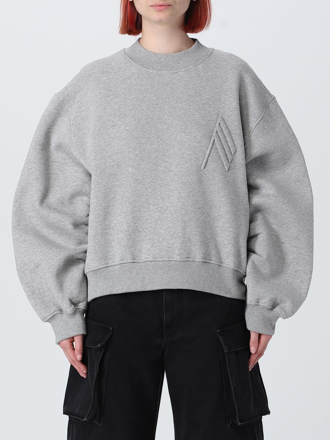 The Attico Sweatshirt THE ATTICO Woman colour Grey