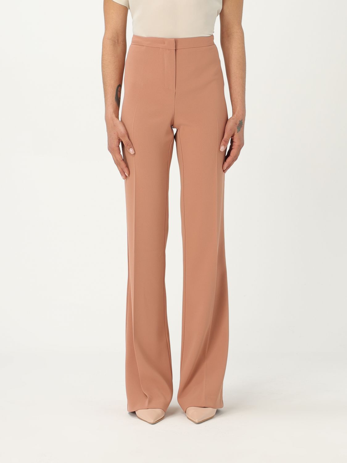 Pinko Trousers PINKO Woman colour Brown